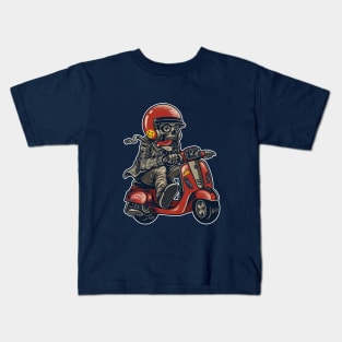 scooter never die Kids T-Shirt